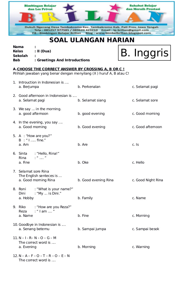 lks bahasa inggris kelas 7 semester 2 pdf